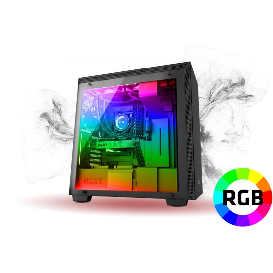 Føniks The Behemoth Færdigsamlet Gamer Computer - Intel i7 8700K - Vandkøling - 16GB DDR4 - GTX 1080Ti 11GB - 500GB NVMe + 2TB HDD - Windows 10 - RGB