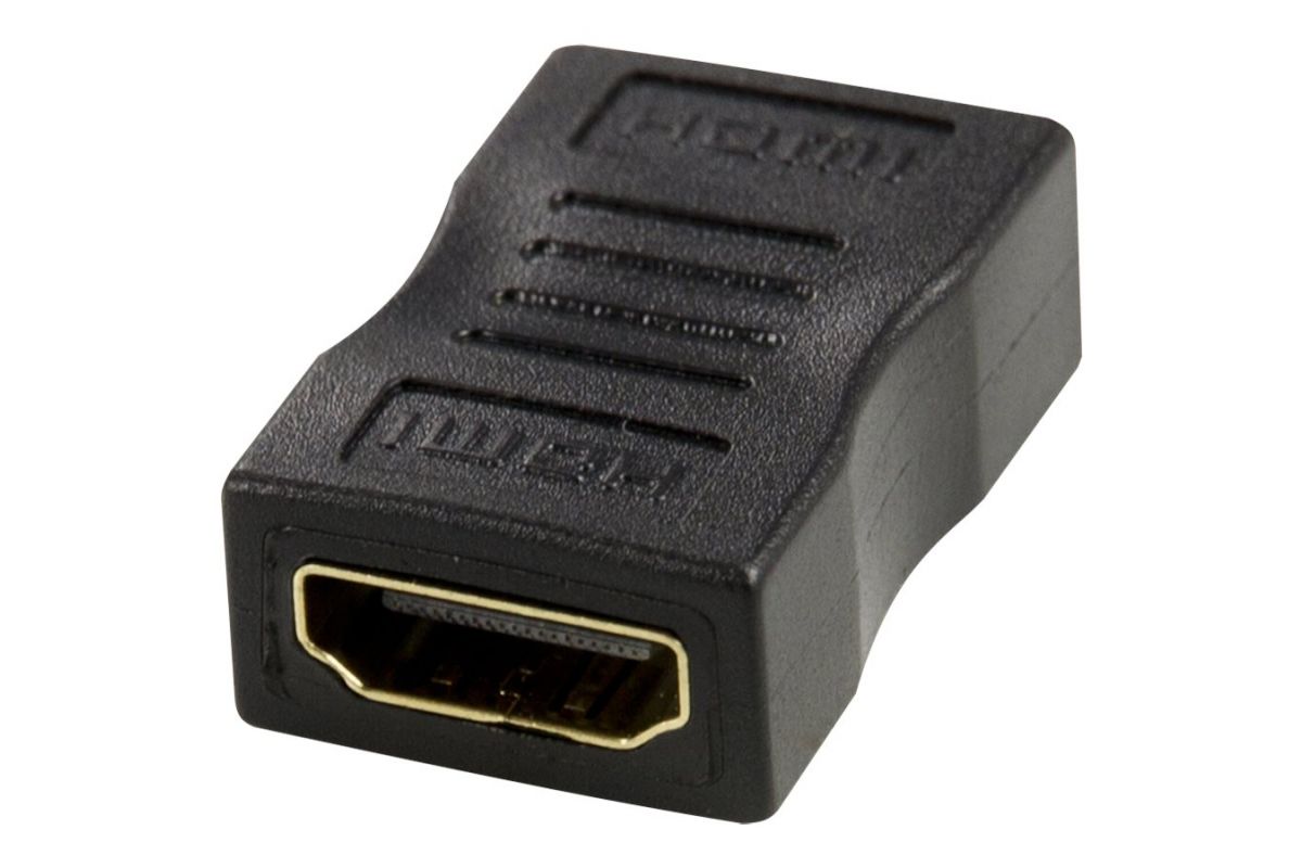 Deltaco HDMI-12 adapter HDMI Type A hun til HDMI Type A hun