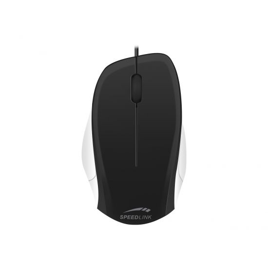 SPEEDLINK LEDGY - mus - USB - sort, hvid
