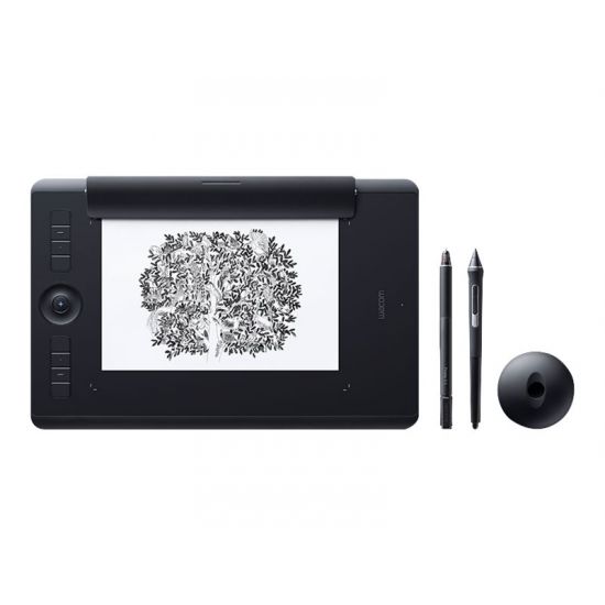 Wacom Intuos Pro Medium Paper Edition - digitizer - USB, Bluetooth - sort