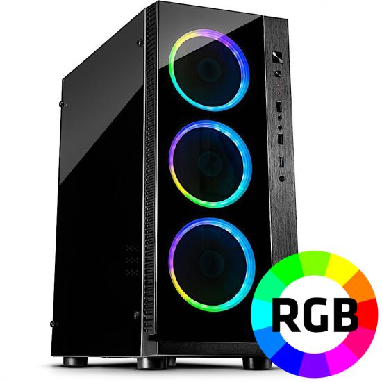 Føniks Intel i5/GTX1070 Gamer Computer - Intel i5 8400 - 16GB DDR4 - Nvidia GTX 1070 8GB - 240GB SSD - 1TB HDD - Uden Windows