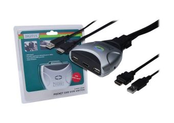 DIGITUS USB Pocket KVM Switch DS-11900