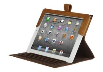 D. Bramante 9.7´´ Folio til iPad 2, 3 og 4 gen. i Gylden tan Læder