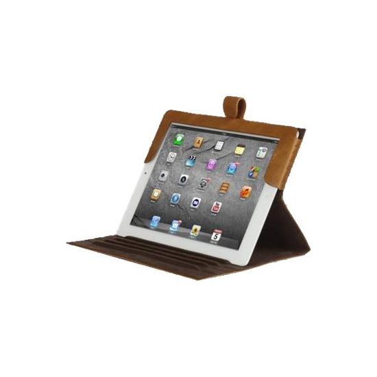 D. Bramante 9.7´´ Folio til iPad 2, 3 og 4 gen. i Gylden tan Læder