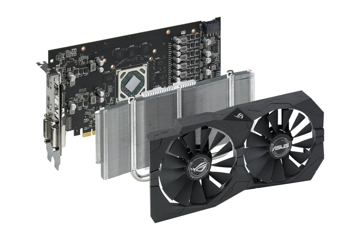ASUS ROG-STRIX-RX570-O4G-GAMING - AMD Radeon RX570 - 4GB GDDR5