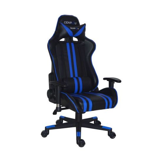 GEAR4U Elite Gamer Stol Sort/Blå