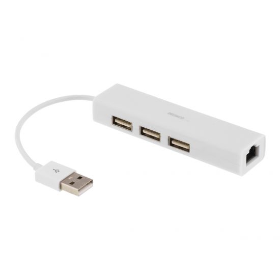 DELTACO USB 2.0 netværksadapter RJ45