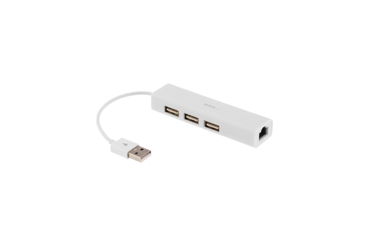DELTACO USB 2.0 netværksadapter RJ45