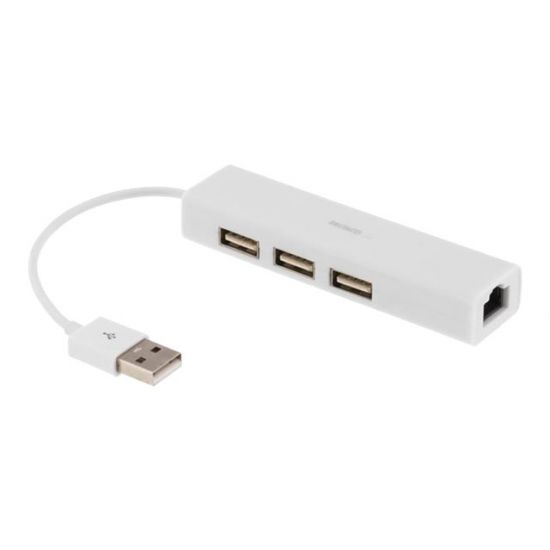 DELTACO USB 2.0 netværksadapter RJ45