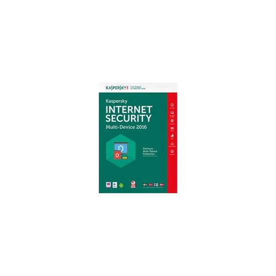 Kaspersky Internet Security MultiDevice 2016 3 brugere 1år