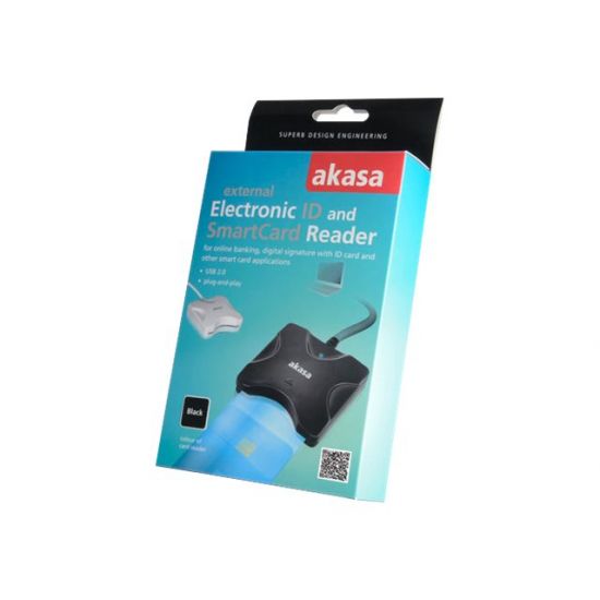 Akasa AK-CR-03BKV2 - SMART-kortlæser - USB 2.0