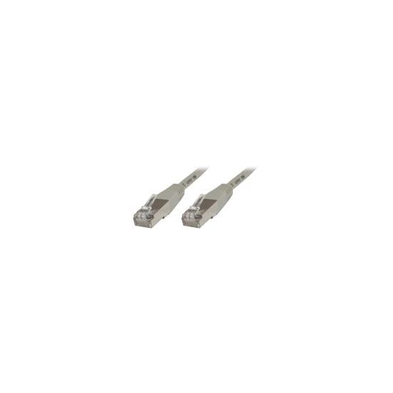 MicroConnect netværkskabel - 15 cm - grå