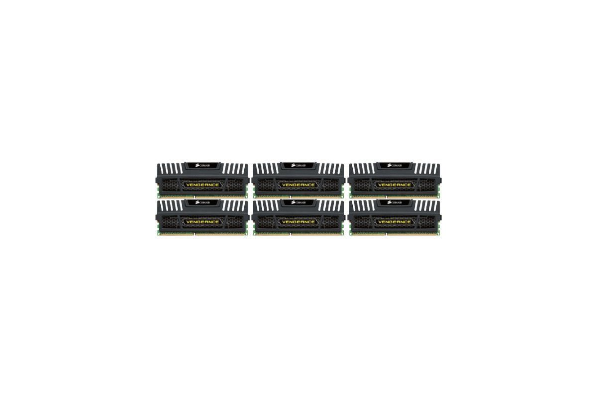 Corsair Vengeance - 24GB: 6x4GB - DDR3 - 1600MHz - DIMM 240-pin