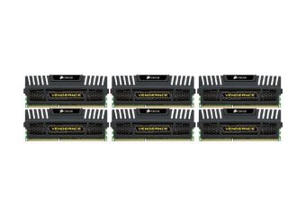 Corsair Vengeance - 24GB: 6x4GB - DDR3 - 1600MHz - DIMM 240-pin