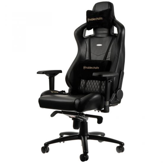 noblechairs EPIC Series - Real Leather - Black