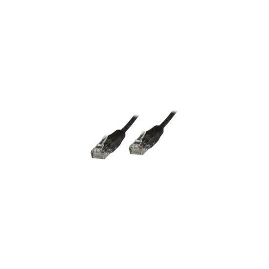 MicroConnect netværkskabel - 3 m - sort