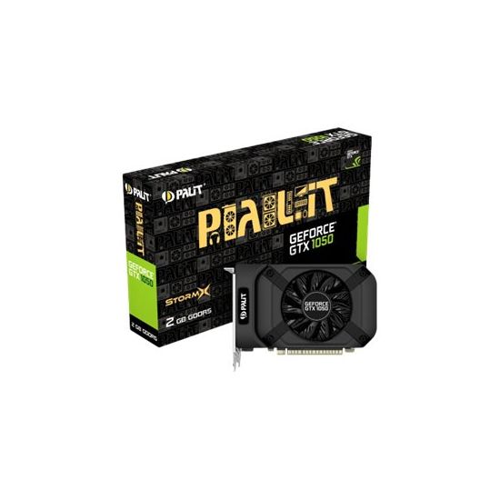 Palit GeForce GTX 1050 StormX - NVIDIA GTX1050 - 2GB GDDR5 - PCI Express 3.0 x16