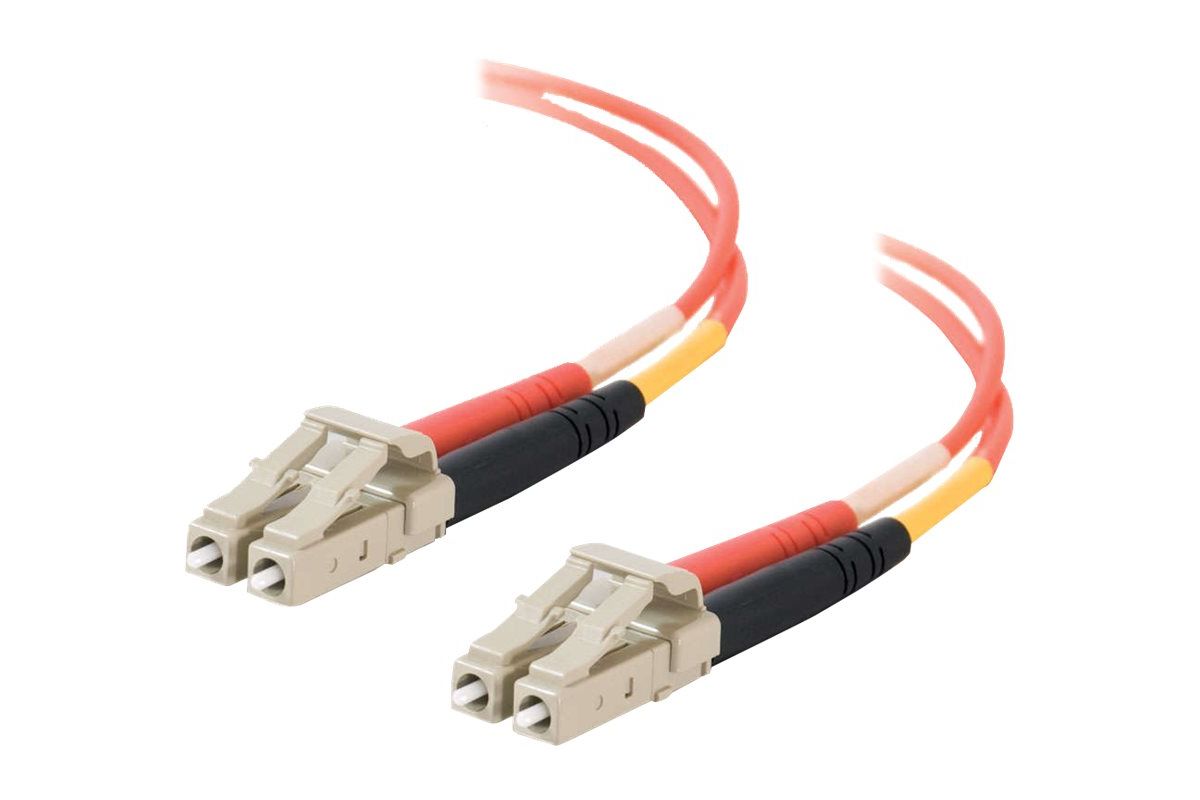 C2G LC-LC 50/125 OM2 Duplex Multimode PVC Fiber Optic Cable (LSZH)