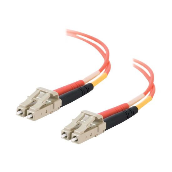 C2G LC-LC 50/125 OM2 Duplex Multimode PVC Fiber Optic Cable (LSZH)