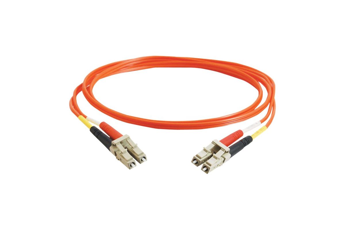 C2G LC-LC 50/125 OM2 Duplex Multimode PVC Fiber Optic Cable (LSZH)