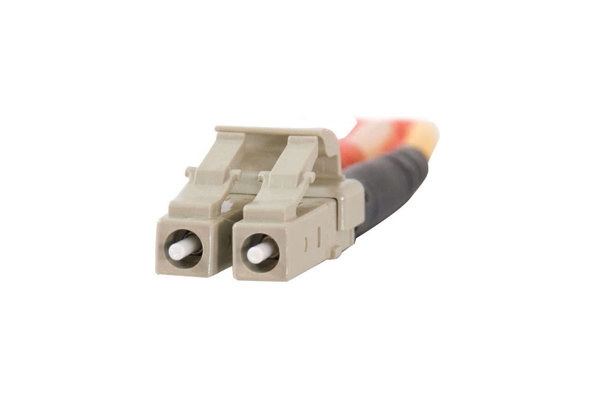 C2G LC-LC 50/125 OM2 Duplex Multimode PVC Fiber Optic Cable (LSZH)