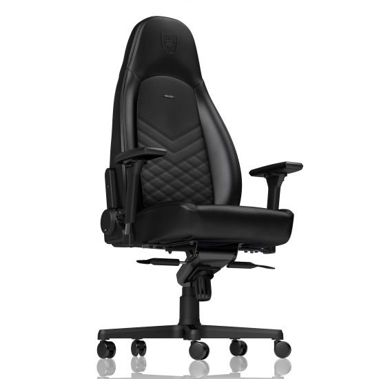 noblechairs ICON Series Sort Kunstlæder Gamer Stol