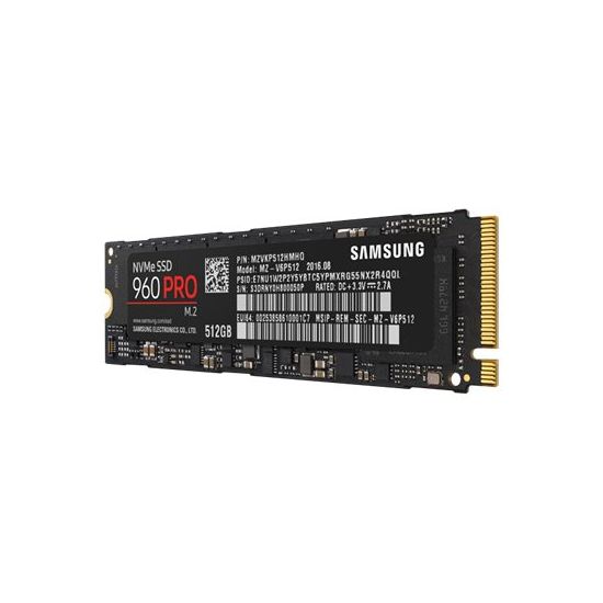 Samsung 960 PRO MZ-V6P512BW - 512GB - PCI Express 3.0 x4 (NVMe) - M.2 Card