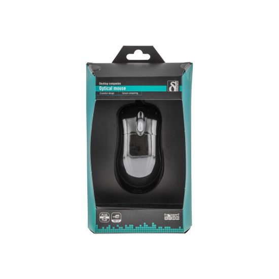 DELTACO Optisk Mus USB Sort