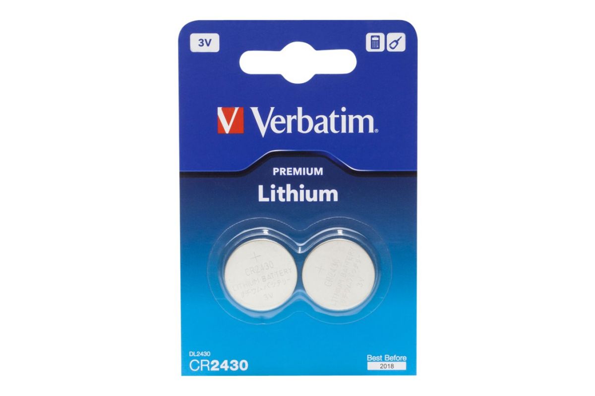Verbatim batteri 2 x CR2430 Li