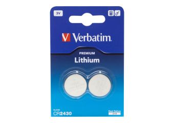 Verbatim batteri 2 x CR2430 Li