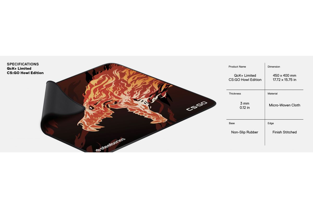 SteelSeries QcK+ Limited Howl Edition