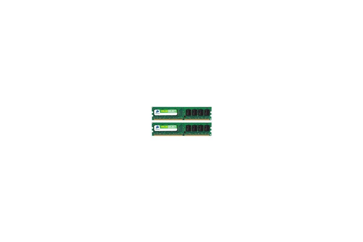 Corsair Value Select - 4GB: 2x2GB - DDR2 - 667MHz - DIMM 240-pin