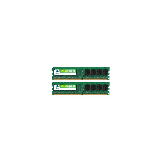 Corsair Value Select - 4GB: 2x2GB - DDR2 - 667MHz - DIMM 240-pin