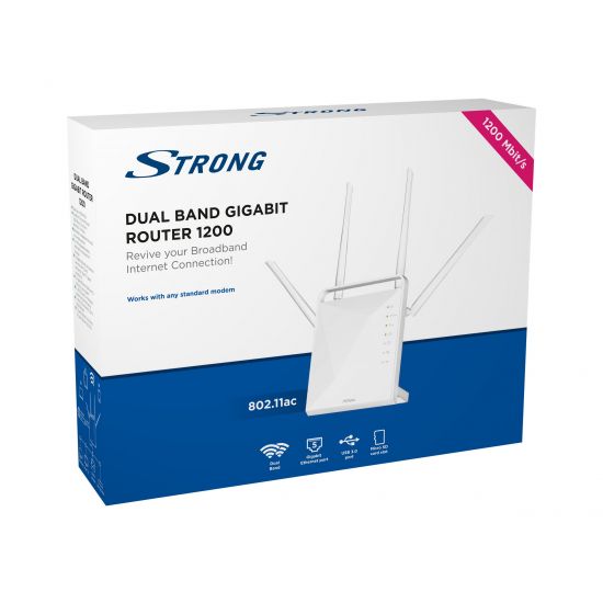 STRONG Dual Band Gigabit Router 1200 Mbit/s