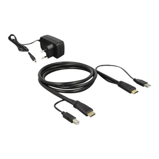 DeLock HDMI KVM Switch 2 > 1 with USB and Audio