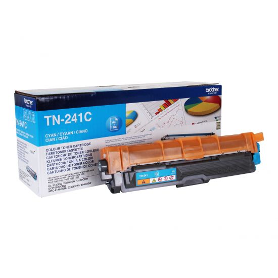 Brother TN241C 1.400 sider - Printerpatroner Cyan
