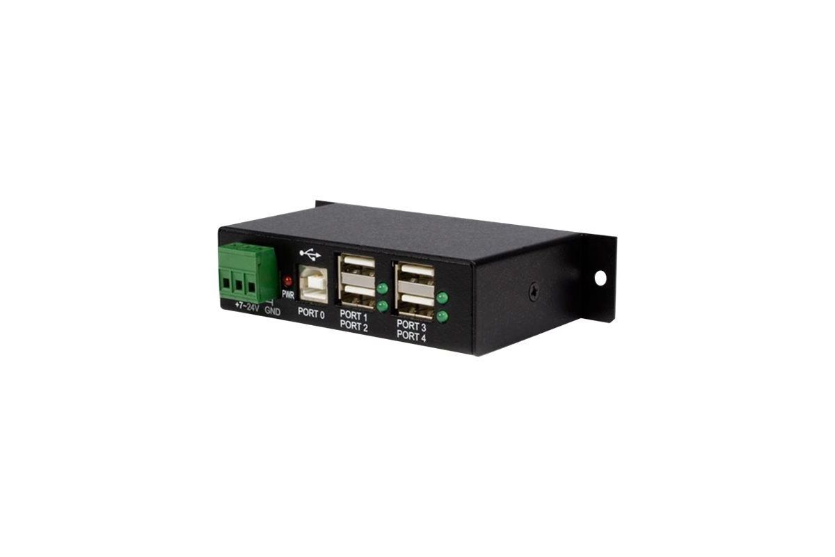 StarTech.com Mountable 4 Port Rugged Industrial USB Hub