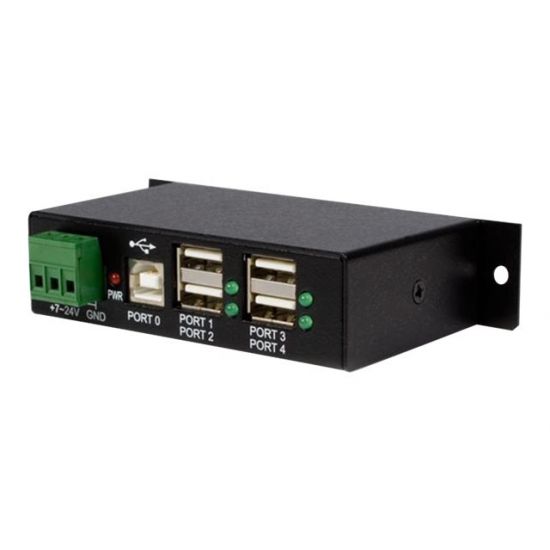 StarTech.com Mountable 4 Port Rugged Industrial USB Hub
