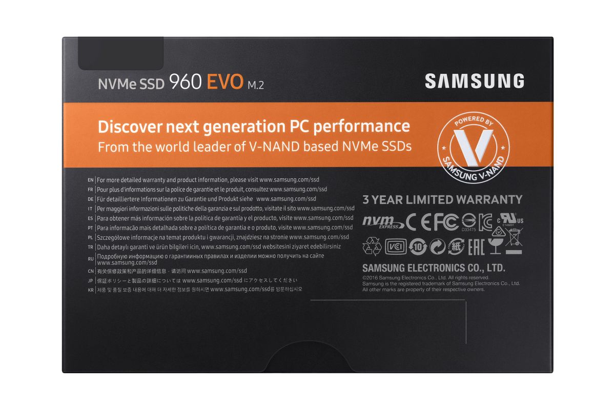 Samsung 960 EVO MZ-V6E250BW - 250GB