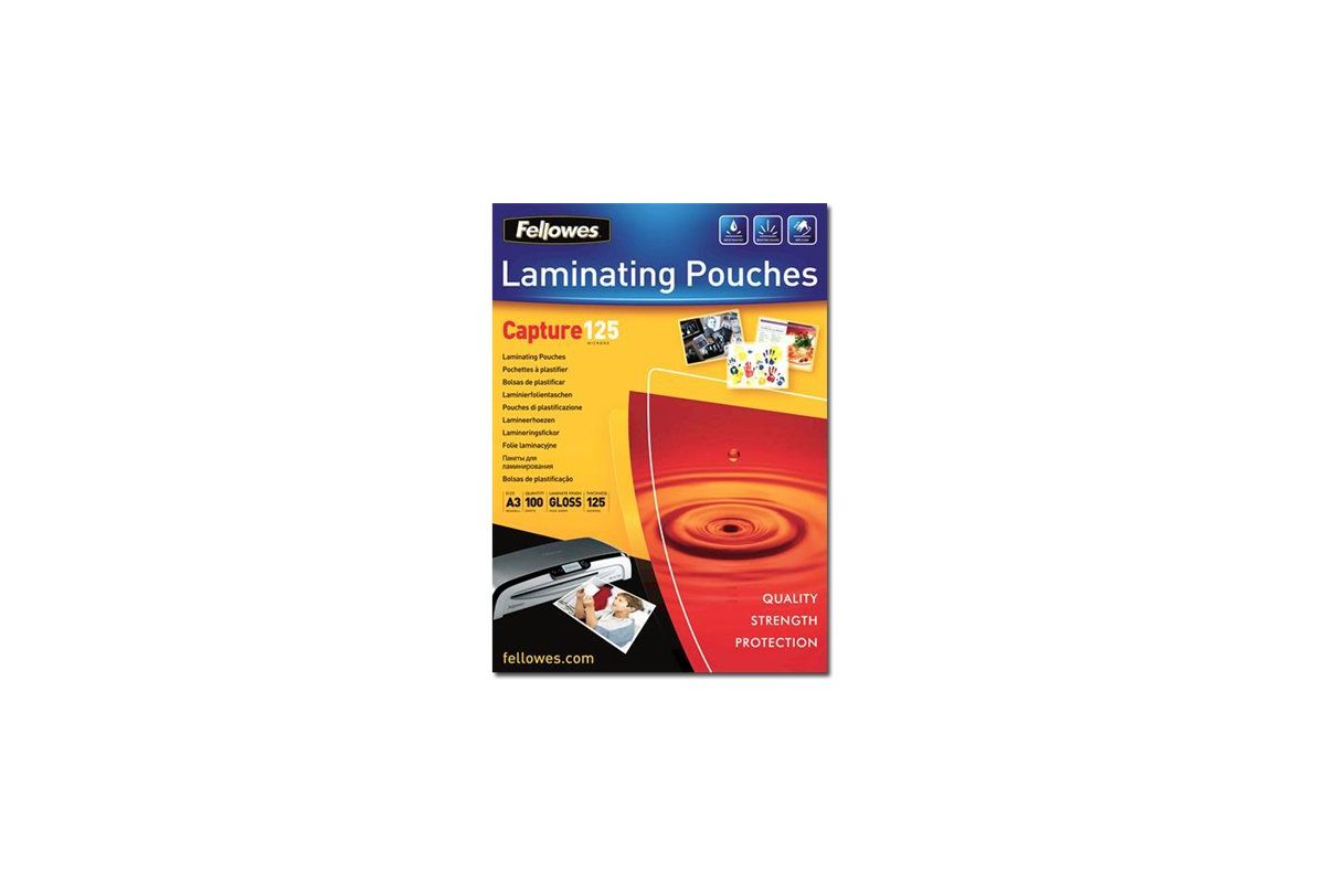 Fellowes Laminating Pouches Capture 125 micron