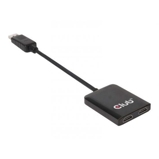 Club 3D SenseVision Multi Stream Transport (MST) Hub CSV-6200H - video-/audiosplitter - 2 porte