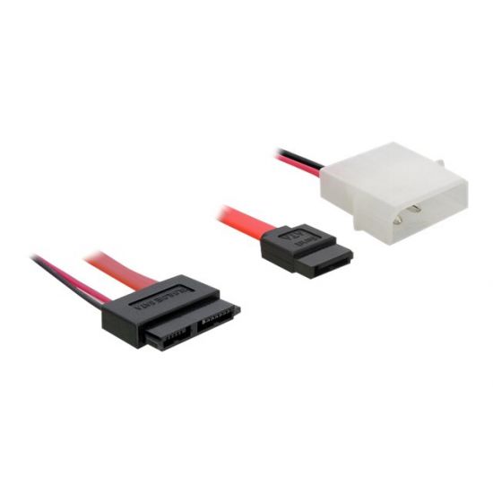 DeLOCK SATA Slimline ALL-in-One cable - SATA-kabel - 30 cm
