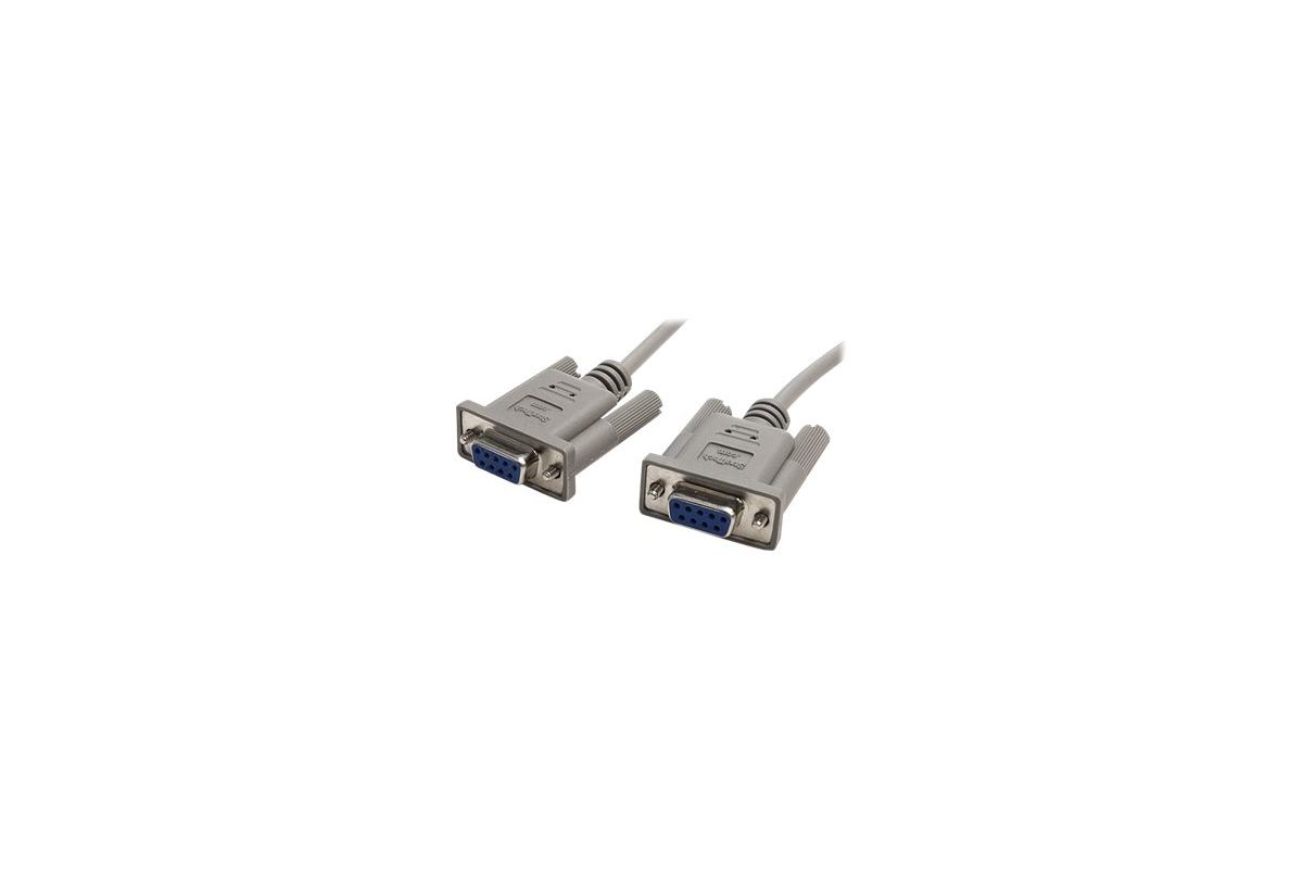 StarTech.com 10' RS232 Serial Null Modem Cable