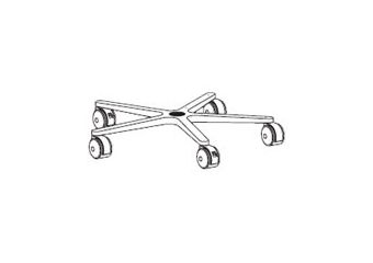 Ergotron styrehjulsstykke for system