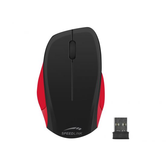 SPEEDLINK LEDGY - mus - USB - sort, rød