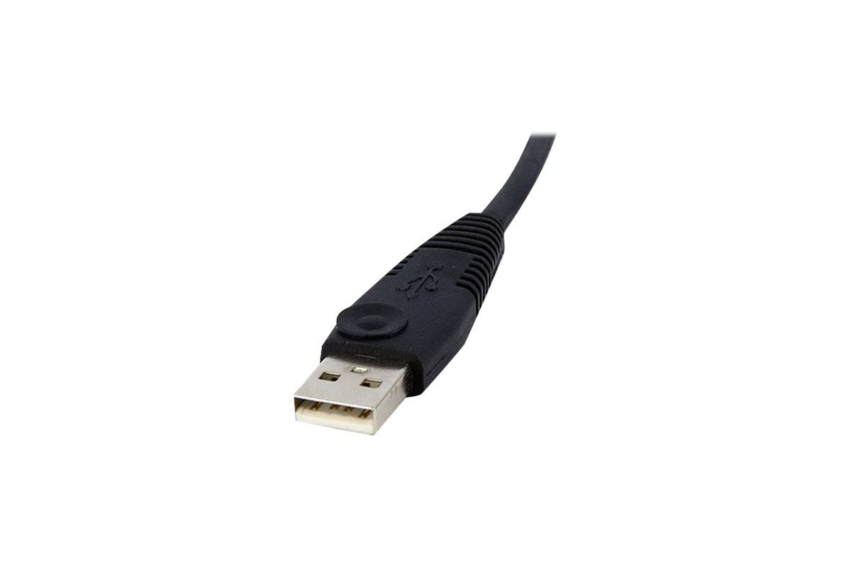 StarTech.com 4-in-1 USB Dual Link DVI-D KVM Switch Cable with Audio and Microphone