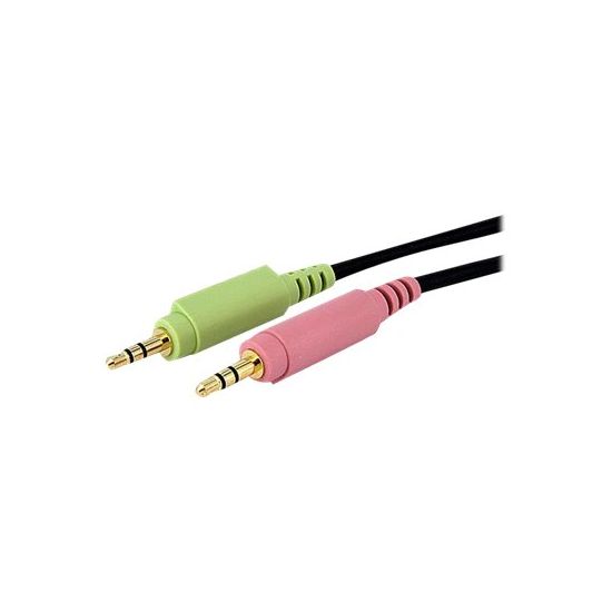 StarTech.com 4-in-1 USB Dual Link DVI-D KVM Switch Cable with Audio and Microphone