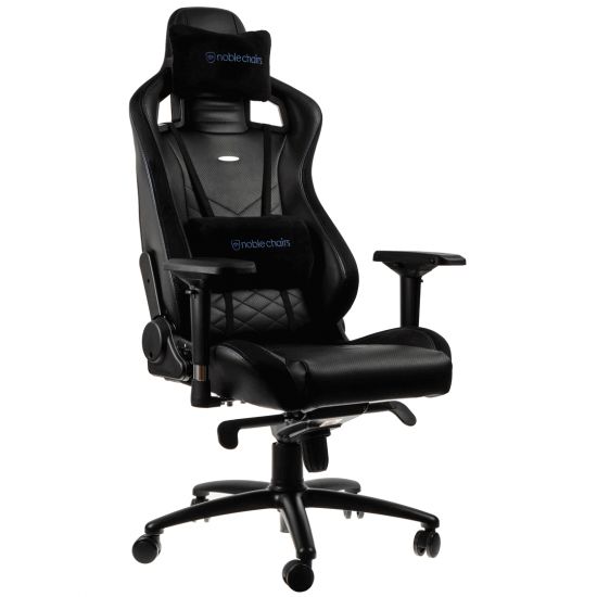noblechairs EPIC Series Faux Leather black/blue