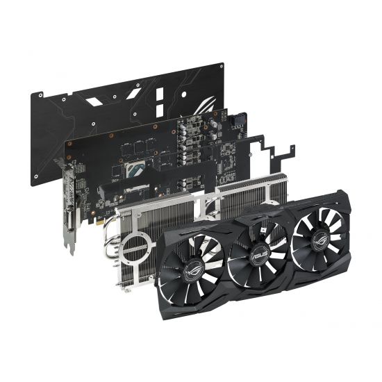 ASUS ROG-STRIX-RX580-O8G-GAMING - AMD Radeon RX580 - 8GB GDDR5