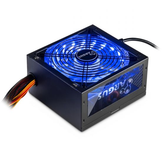 Inter-Tech 600W Argus RGB Strømforsyning - 140mm RGB Blæser